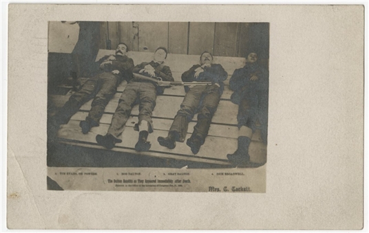 1910 Photo Postcard of the Notorious Dalton Gang (University Archives LOA)